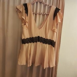 Silk Cinq a' Sept blouse